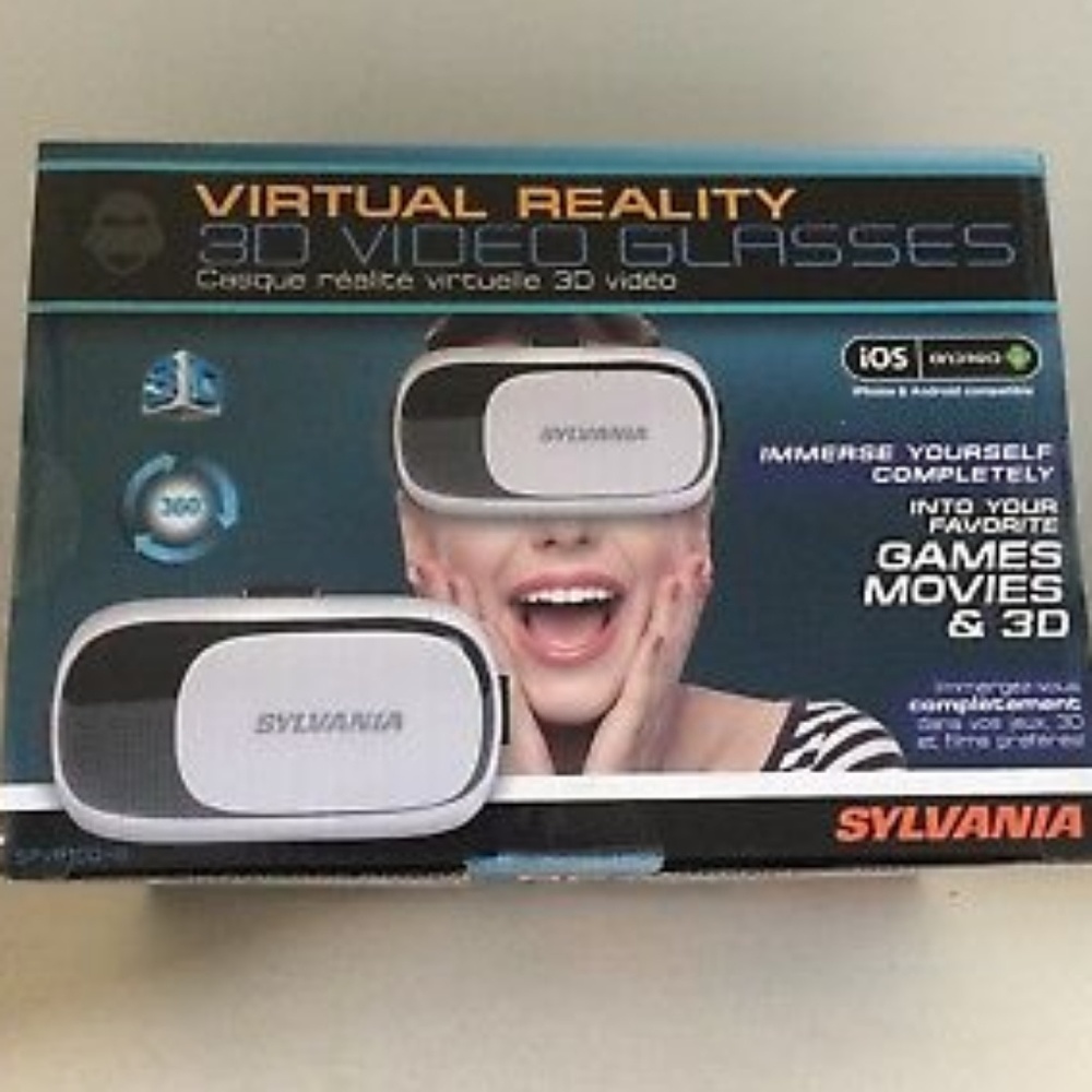 Virtual reality 3D video glasses